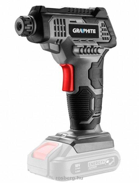 GRAPHITE akkus kompresszor 58G041 ENERGY-,18V, AKKU NÉLKÜL