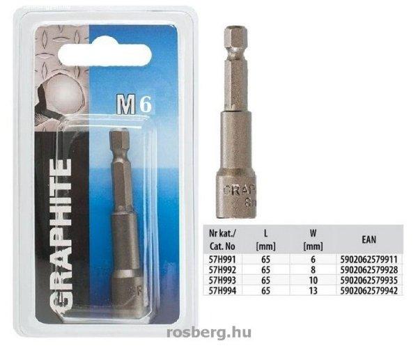 GRAPHITE csavarbehajtó 57H991 M 6 65MM 1/4