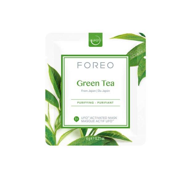 Foreo Frissítő és nyugtató arcmaszk Green Tea (Purifying
Mask) 6 x 6 g