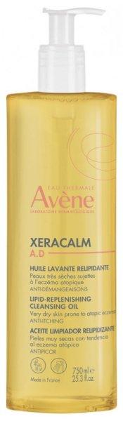 Avène Relipidáló tisztító olaj száraz bőrre
XeraCalm A.D (Lipid-Replenishing Cleansing Oil) 750 ml