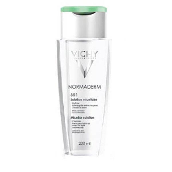 Vichy Micellás tisztító víz érzékeny és
problémás bőrre Normaderm (Micellar Solution) 200 ml