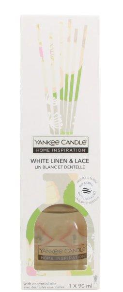 Yankee Candle Aroma diffúzor Home Inspiration White Linen & Lace 90 ml