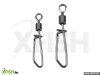 Savage Gear Spin Swivel Snap Kapocs M #6 26Kg Bln 10Db