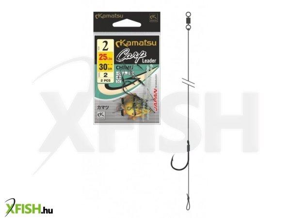 Kamatsu Team Carp Leader Chinu Előkötött Bojlis Horog 25 Cm 25 Lbs 6 Blnr
Black Nickel 2 db/Csomag