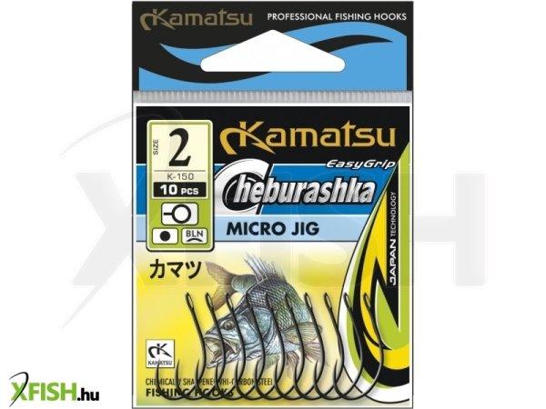 Kamatsu Cheburashka K-150 Micro Jig Füles Rablóhalas Horog 4 Blnr 10 Db/csomag