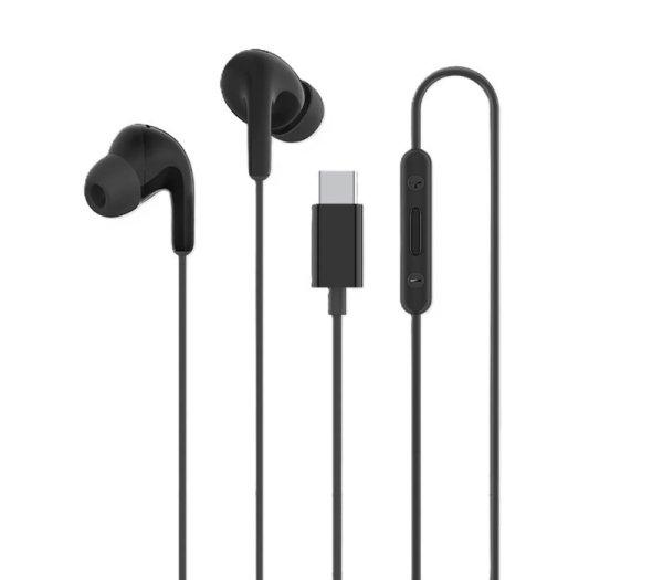 BLISZTERES Xiaomi BHR8930GL fekete Type-C gyári sztereo headset