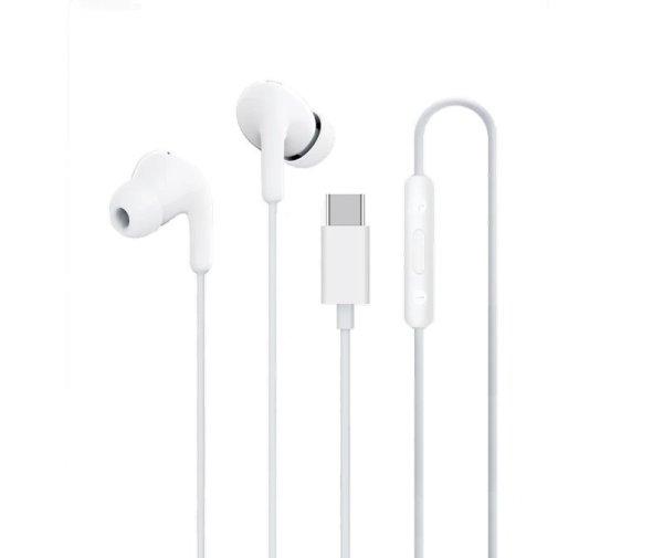 BLISZTERES Xiaomi BHR8931GL fehér Type-C gyári sztereo headset