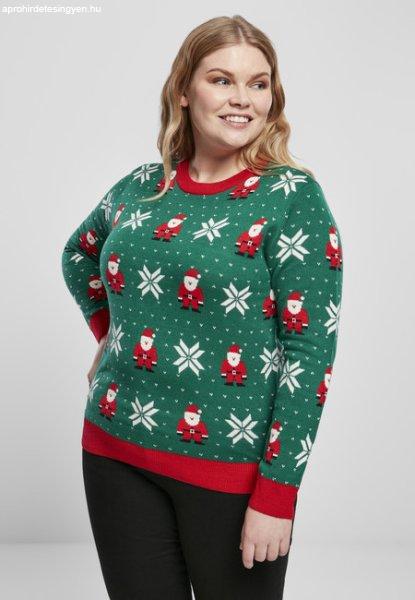 Urban Classics Ladies Santa Christmas Sweater x-masgreen