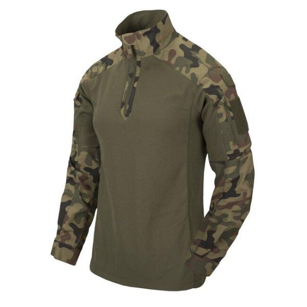 Helikon-Tex MCDU Combat póló - NyCo Ripstop - PL Woodland