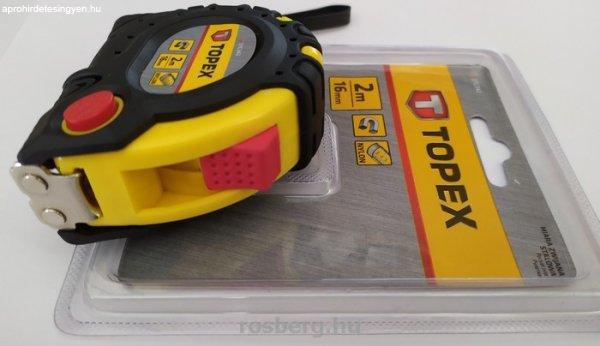 TOPEX mérőszalag 2 m/16 mm 27C342 
