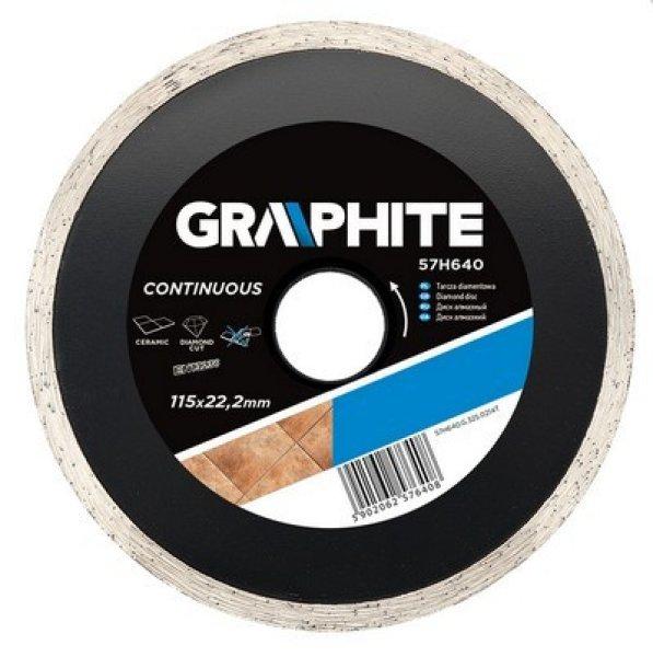 GRAPHITE gyémántvágó 125 mm VIZES 57H642 