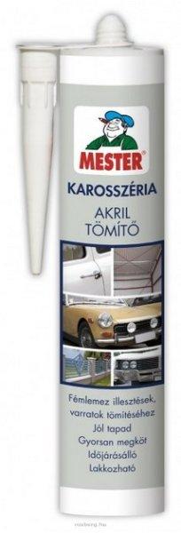 MESTER akril karosszéria tömítő 310ml szürke