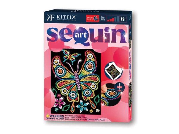 KitFix Sequin Art Red - Pillangó