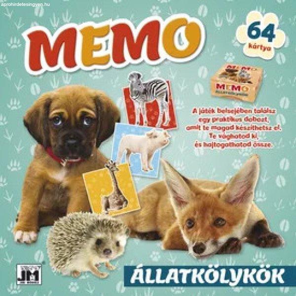 Memória fejlesztő könyv- Állatkölykök