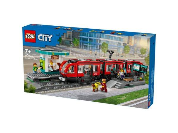 LEGO City 60423 Belvárosi villamos és megálló