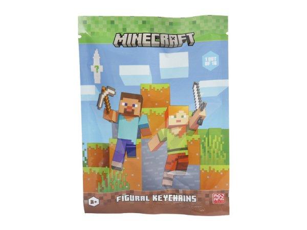 Minecraft figura kulcstartó tasakban