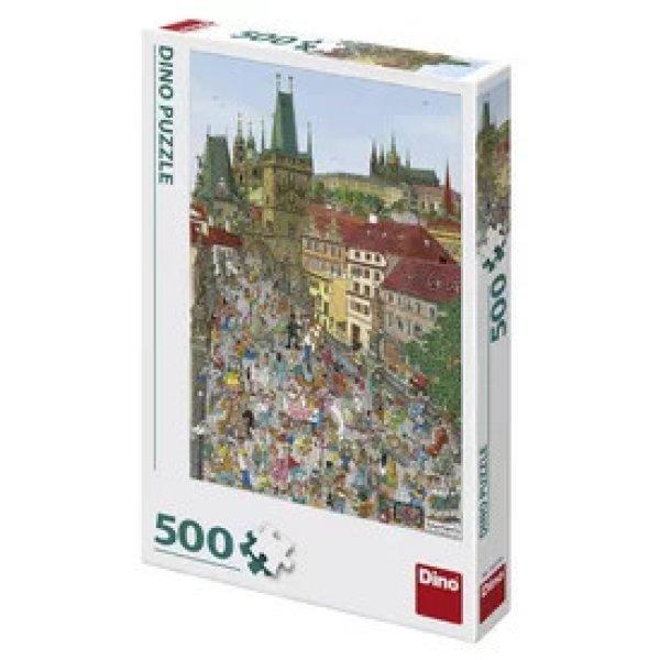 Dino Puzzle 500 db - Lőportorony Prága