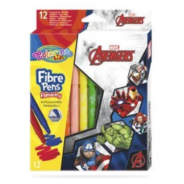 Colorino Színes filctoll Marvel 12db