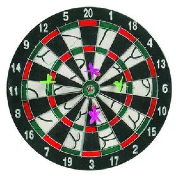 Darts tábla 4 darab dobónyíllal - 28 cm