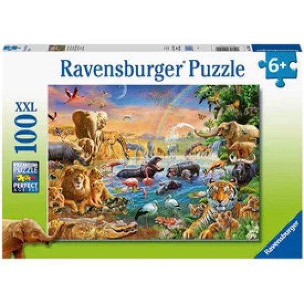 Ravensburger: Fürdés a vízben 100 darabos puzzle