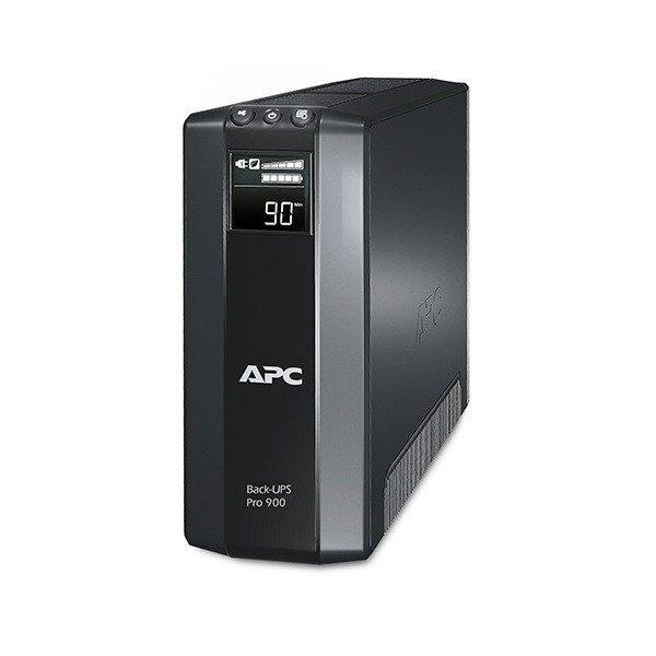 APC szünetmentes, Back-UPS BR900G-GR ) (3+2 SCHUKO) 900VA (540 W) LCD 230V
LINE-INTERAKTÍV, torony - USB in