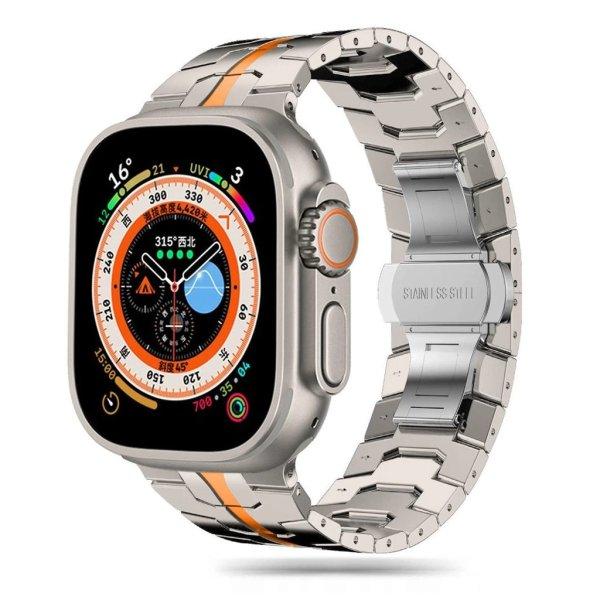  Tech-Protect STAINLESS LINE rozsdamentes acél óraszíj Titán / Narancs,
Apple Watch 42mm / 44mm / 45mm / 49mm készülékhez