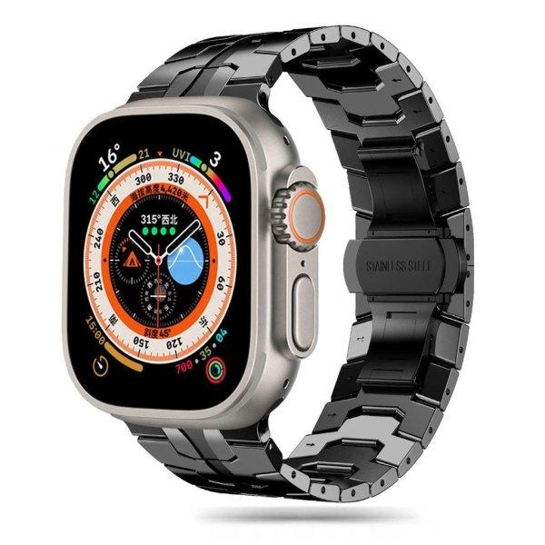 Tech-Protect STAINLESS LINE rozsdamentes acél óraszíj Fekete, Apple Watch
42mm / 44mm / 45mm / 49mm készülékhez