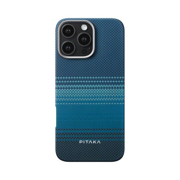 Pitaka Tactile Woven tok MOONRISE Apple iPhone 16 Pro Max készülékhez -
MagSafe rögzítéssel (KI1601MOM)