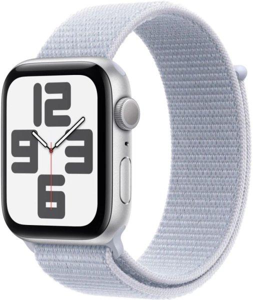 Apple Watch SE2 v3 GPS 40mm Silver Alu Case with Blue Cloud Sport Loop