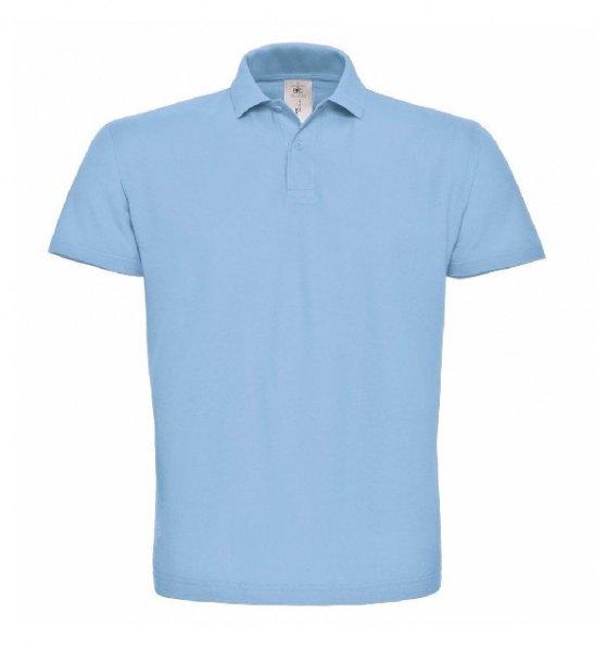 B&C ID.001 galléros póló LIGHT BLUE S-XXL méretek