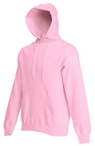 Fruit of the Loom 62-208 kapucnis pulóver LIGHT PINK M-XL