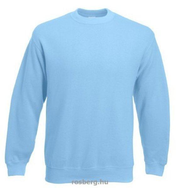 Fruit of the Loom 62-202 kereknyakú pulóver SKY BLUE S-XXL