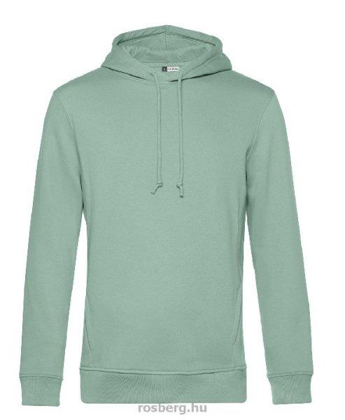 B&C WU33B Organic INSPIRE kapucnis pulóver SAGE S-XXL