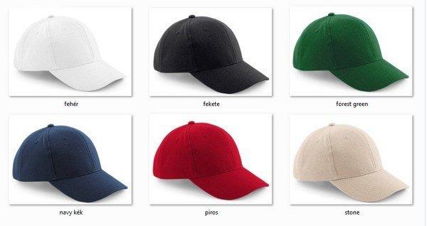 Baseball sapka B065 - Beechfield Pro-Style 