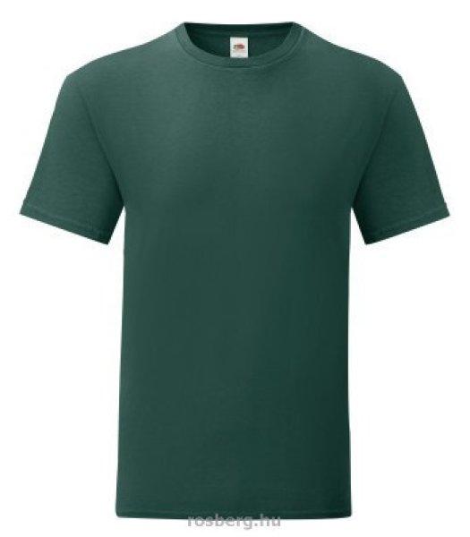 Fruit of the Loom 61-430 ICONIC T póló FOREST GREEN S-XXL méretek 150g/m2