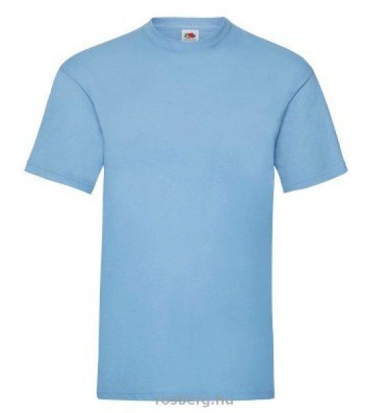 Fruit of the Loom 61-036 Valueweight T póló SKY BLUE 3XL méretek 165g/m2