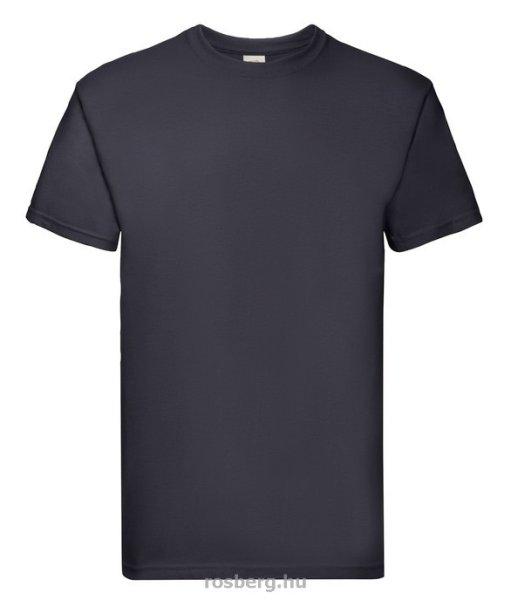 Fruit of the Loom 61-044 SUPER PREMIUM T póló DEEP NAVY XXXL méretek 205g/m2