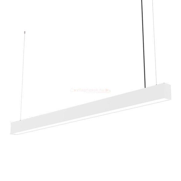 Mennyezeti függeszthető lineáris LED lámpatest (50W) fehér ház - 3000K