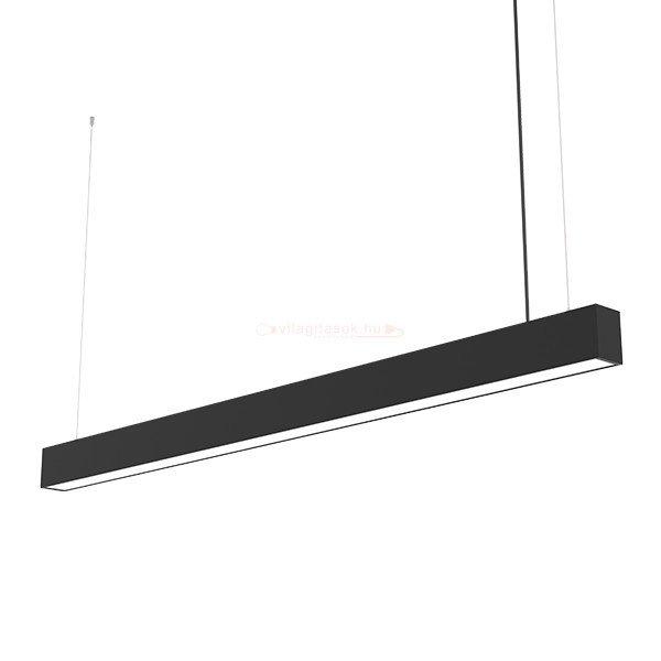 Mennyezeti függeszthető lineáris LED lámpatest (24W) fekete ház - 4000K
100Lm/W