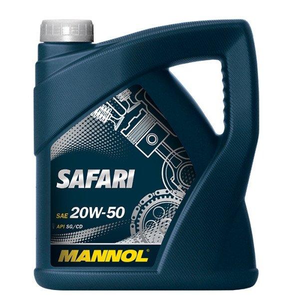 Mannol safari 20w50 5l 7404 api sn/ch-4 