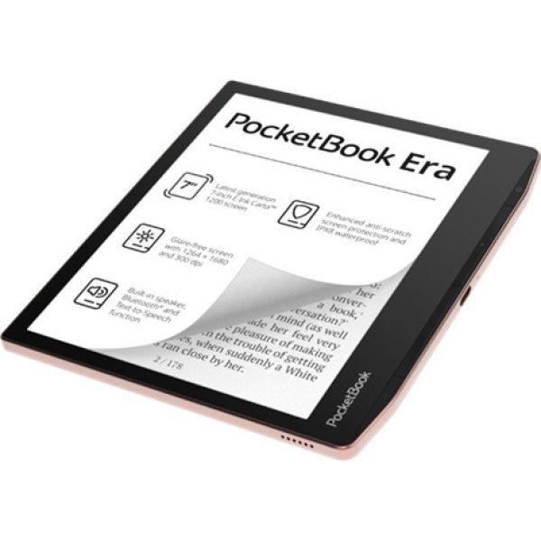 POCKETBOOK e-Reader - PB700 ERA rézbarna (7"E Ink Carta1200, Cpu: 1GHz,
64GB,1700mAh, wifi, B, USB-C, kép megvilágítás)