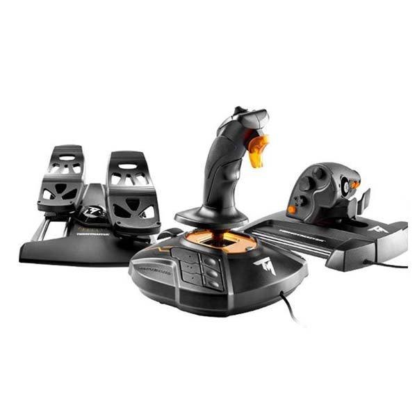 Thrustmaster T16000M FCS + Thrustmaster Plynový pedál TWCS Throttle +
pedálová sada