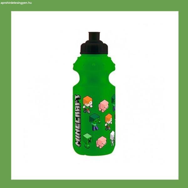 MINECRAFT GREEN MŰANYAG KULACS, SPORTPALACK 350 ML EWA00021MC