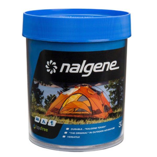 Nalgene 1000 ml-es tárolóedény, 112 mm-es belső nyakkal, kék színű