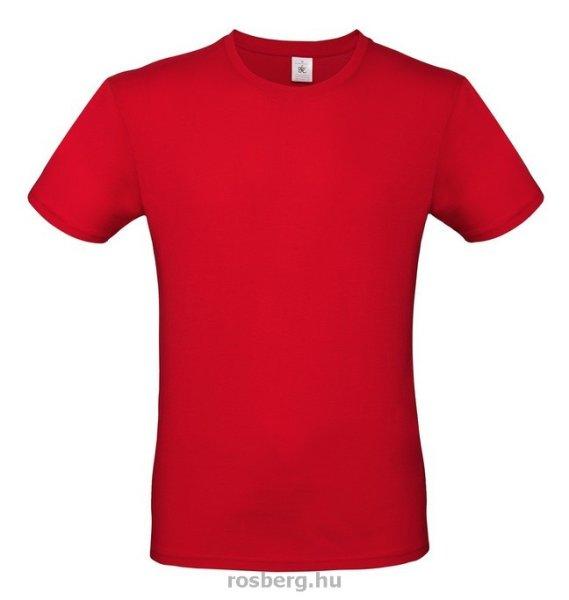 B&C TU01T EXACT 150 póló RED S-XXL méretek 145 g/m2