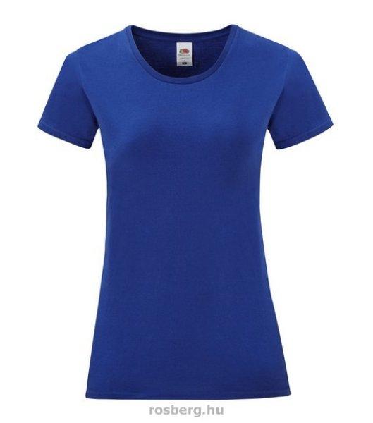 Fruit of the Loom 61432 női ICONIC póló 150T XS-XXL méretek COBALT BLUE