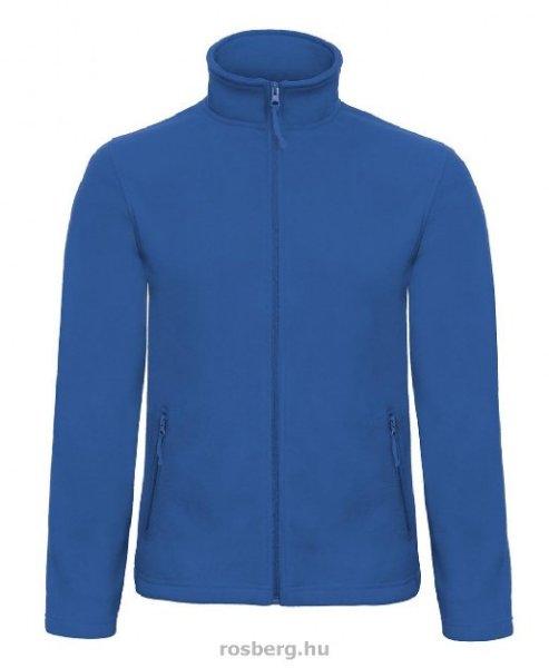 B&C ID.501 mikropolár cipzáros pulóver ROYAL BLUE S-XXL