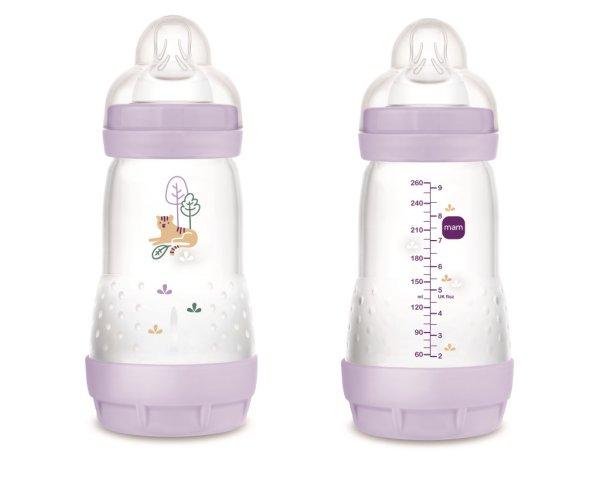 MAM Anti colic Matt cumisüveg 260ml lány