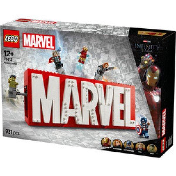 LEGO Super Heroes Marvel 76313 Marvel logó és Minifigurák