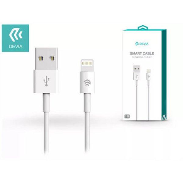 DEVIA APPLE IPHONE LIGHTNING USB TÖLTŐ- ÉS ADATKÁBEL 1 M-ES VEZETÉKKEL -
SMART CABLE LIGHTNING - WHITE